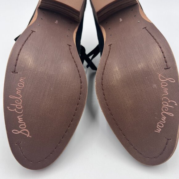 Sam Edelman Parker Ankle Boot Black Suede Size 8 - Picture 8 of 16